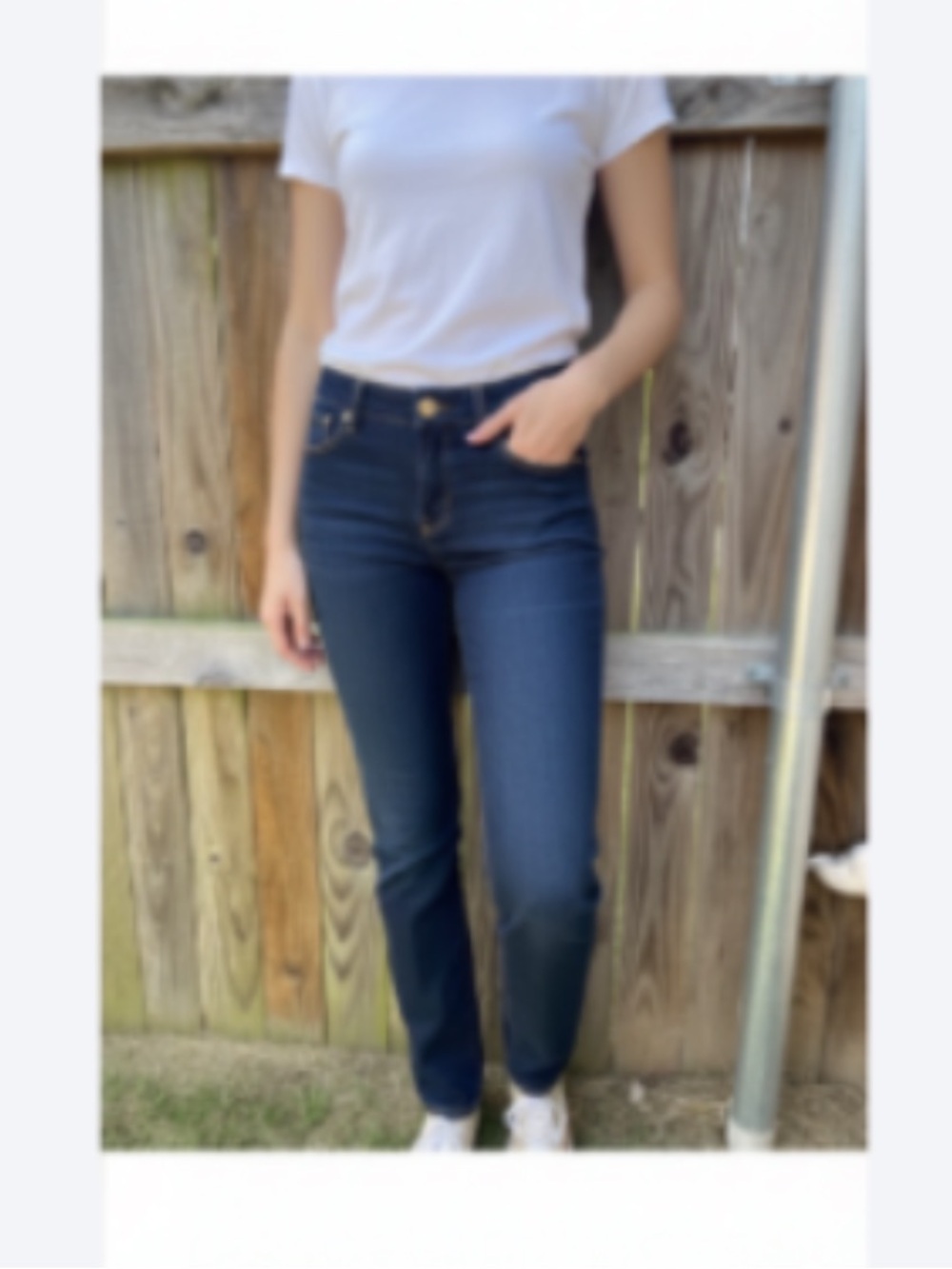 👗Armani exchange Dark Blue Women's Straight Leg Jeans